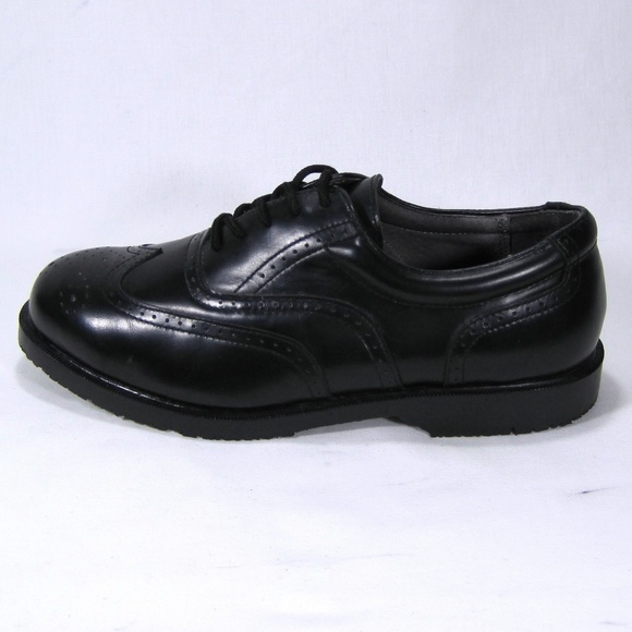 Grabbers Black Slip Resistant Work Shoes Size: 9W main image 5